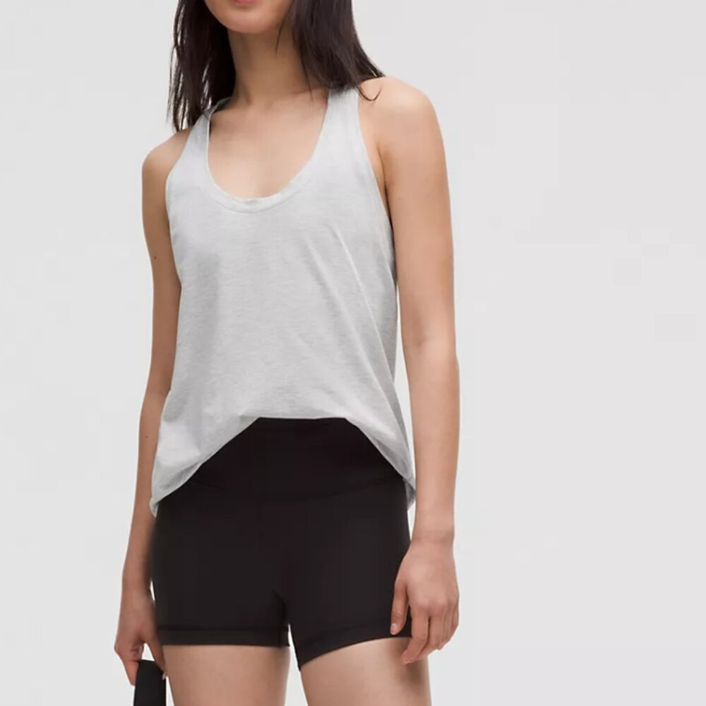 525 Lululemon Love Tank Top Heathered Core Ultra Light Grey